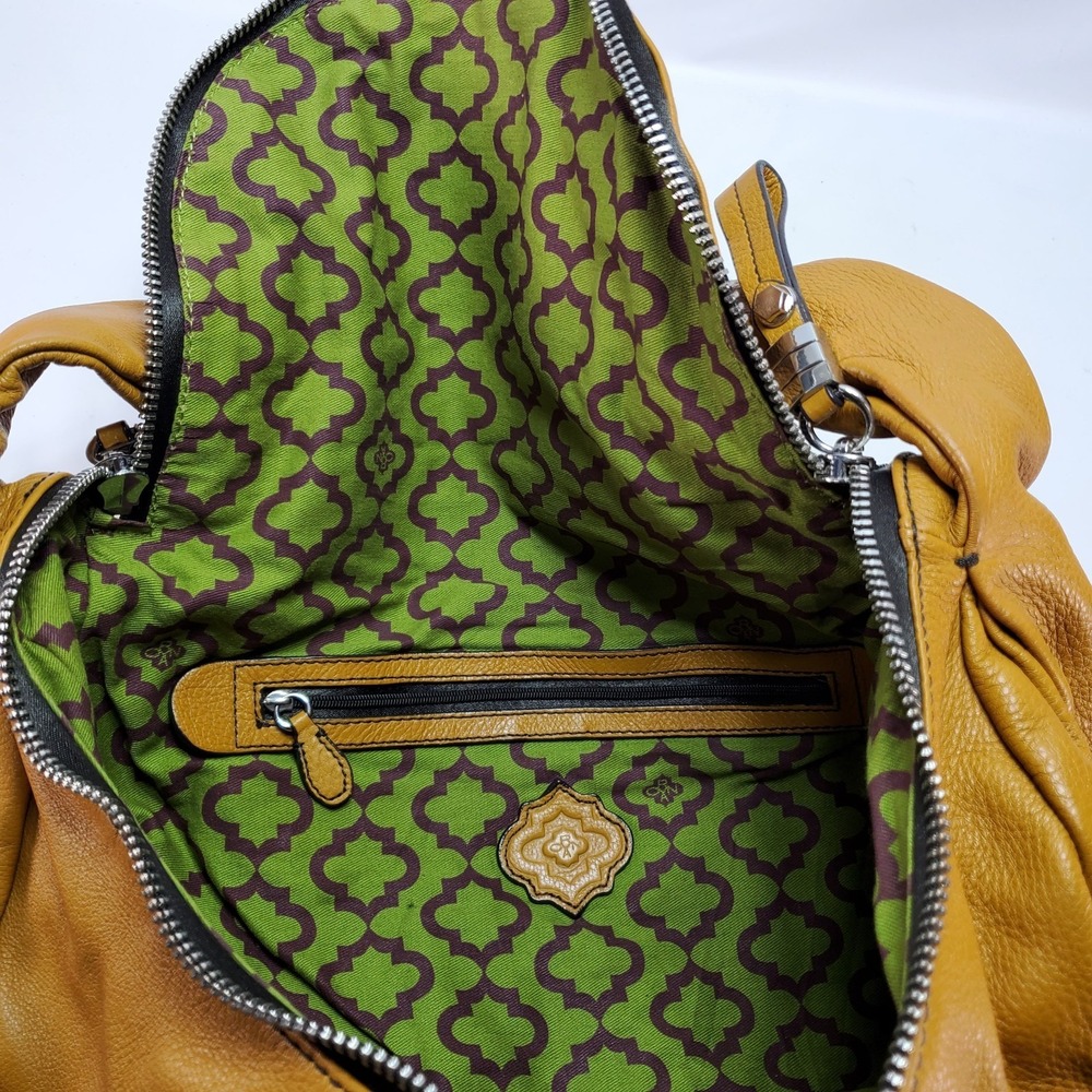 Pebbled Leather orYANY Buttery Soft Slouchy Y2K Satchel Bag Indie Sleaze‎ Hobo - Picture 6 of 10